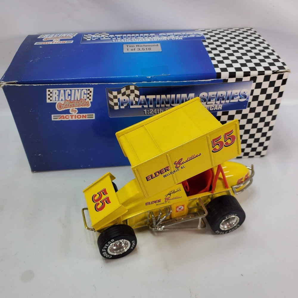Action Racing Platinum Series Tim Richmond 55 Elder Cadillac 1:24 Sprint Car